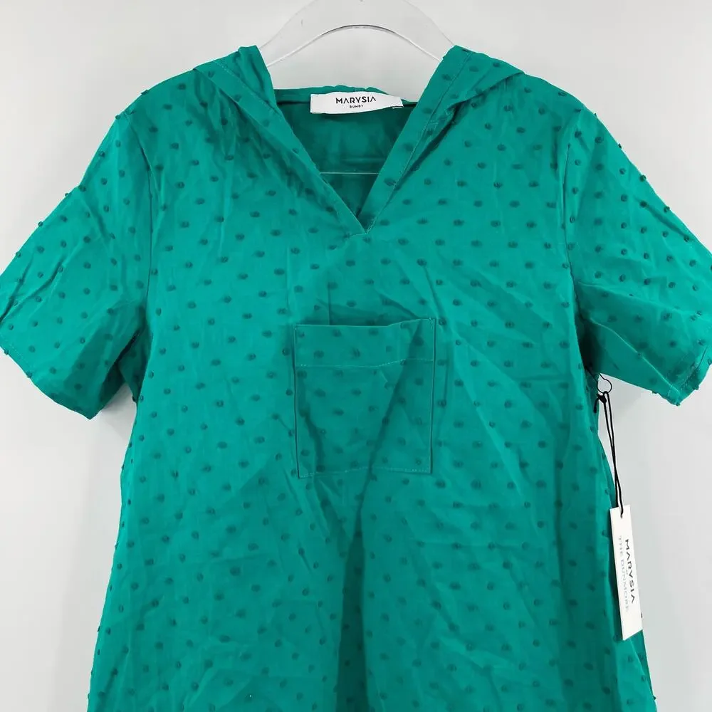 MARYSIA At The Dunmore Toddler Girls Size 2 Swim Cover Up Swiss Dot Resort NWT